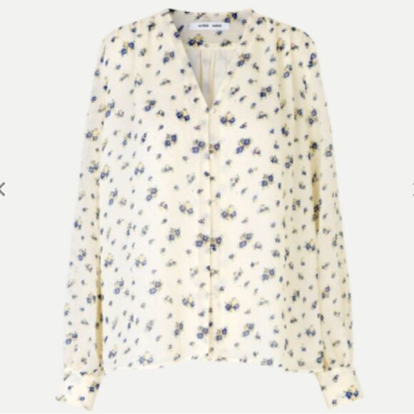 Samsoe - Samsoe Jetta Floral Print Shirt Sun Bouquet Size M - Picture 3 of 13